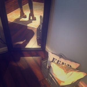 Steve Madden platform wooden heels